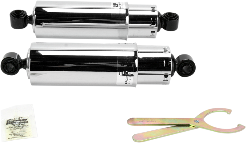 PROGRESSIVE SUSPENSION 412 Series Shock - 11" - Standard - Chrome - Harley-Davidson Dyna '91-'17 - 412-4041C
