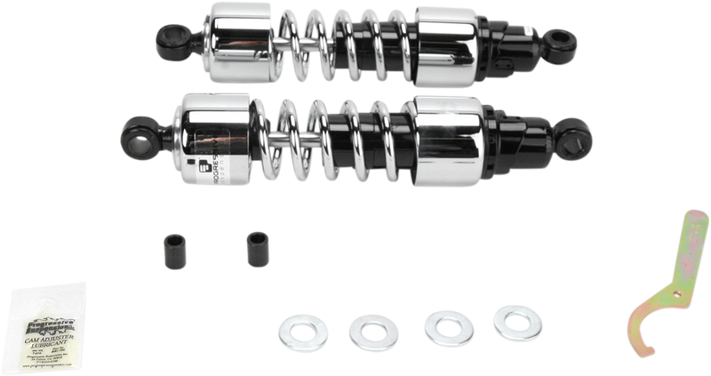PROGRESSIVE SUSPENSION Shocks - 412 Cruiser Series - Chrome - 13" - Honda '80-'83 - Heavy Duty - 412-4222C