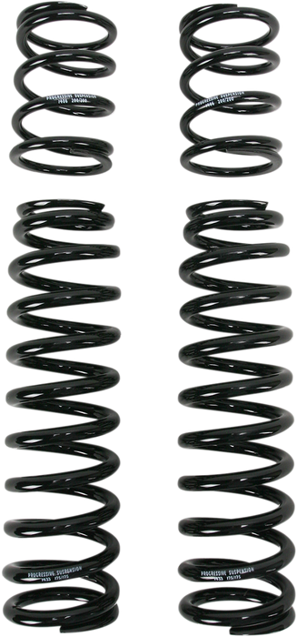 PROGRESSIVE SUSPENSION Shock Springs - 13-Series - Black - 80-175 lb/in 03-1323B