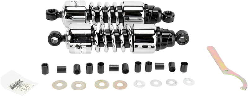 PROGRESSIVE SUSPENSION Shocks - 412 Cruiser Series - Chrome - 11.5" - Standard - 412-4202C