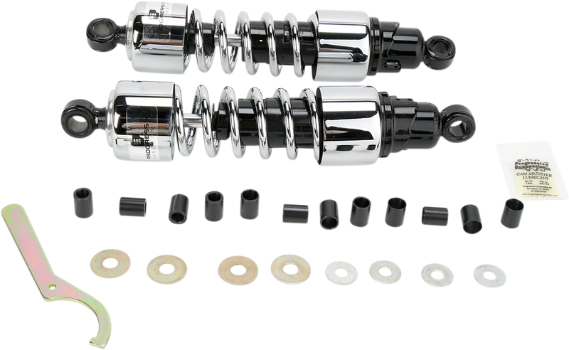 PROGRESSIVE SUSPENSION Shocks - 412 Cruiser Series - Chrome - 13" - Heavy Duty - 412-4221C