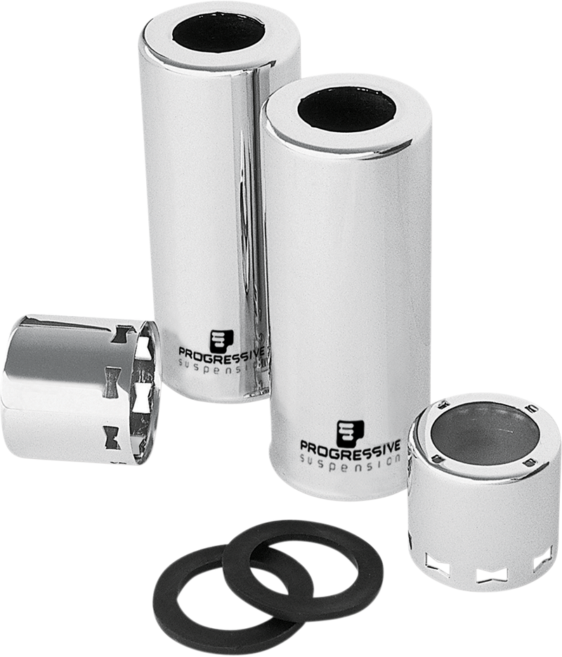 PROGRESSIVE SUSPENSION Chrome Shock Cover Kit - Harley-Davidson 1966-2016 - 30-5027C - PartsOutlet.com.au