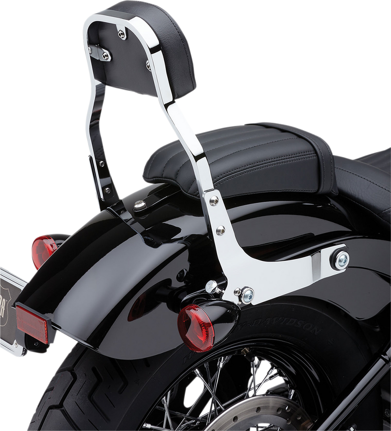 COBRA Backrest Kit - 11" - Chrome - '06-'17 Softail - 602-2022