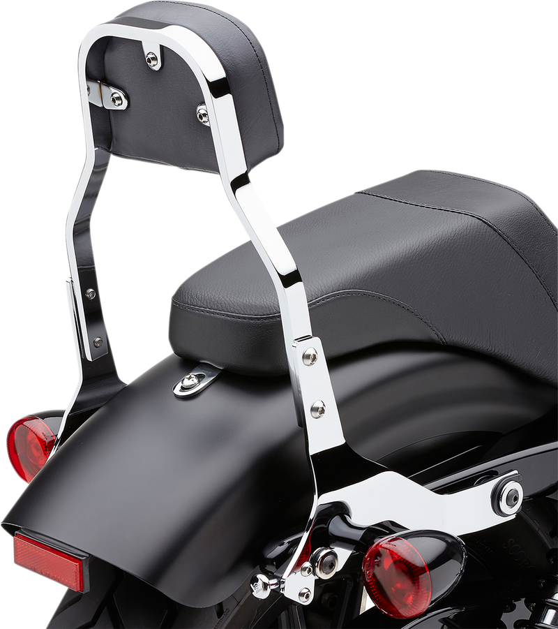 COBRA Backrest Kit - 11" - Chrome - '04-'18 XL - 602-2025