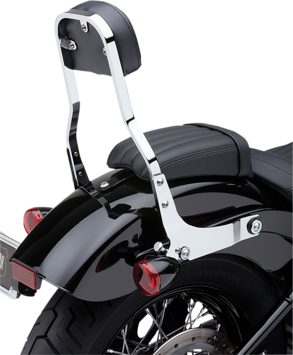 COBRA Backrest Kit - 14" - Chrome - '04-'19 Sportster 602-2045