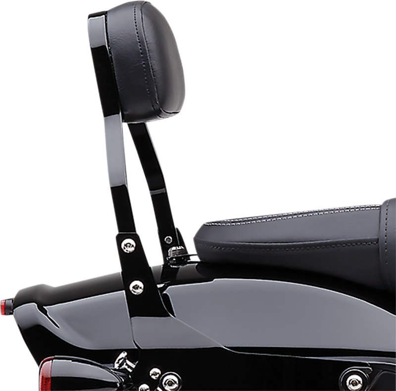 COBRA Backrest Kit - 11" - Black - '18-'24 Softail FatBob - 602-2028B
