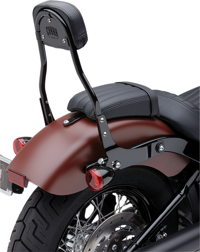 COBRA Backrest Kit - 14" - Black - '18-'23 FLHC/S - 602-2010B