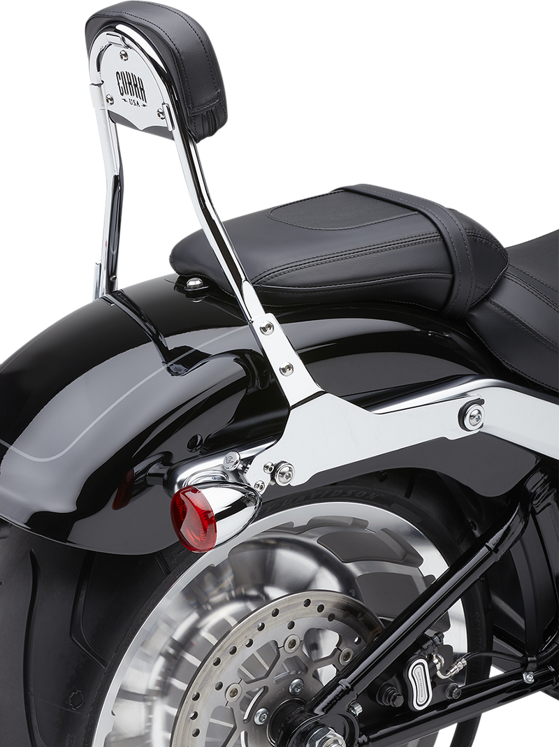 COBRA Backrest Kit - 14" - Chrome - '18-'20 Softail - 602-2007