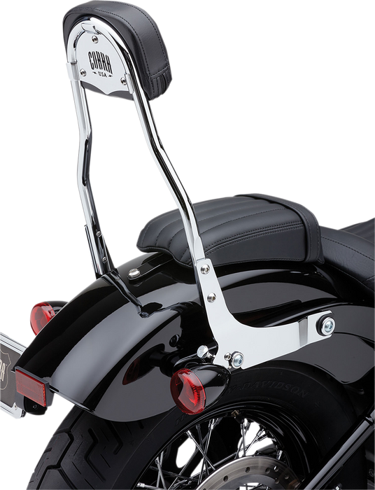 COBRA Backrest Kit - 14" - Chrome - '18-'20 FXLR 602-2009