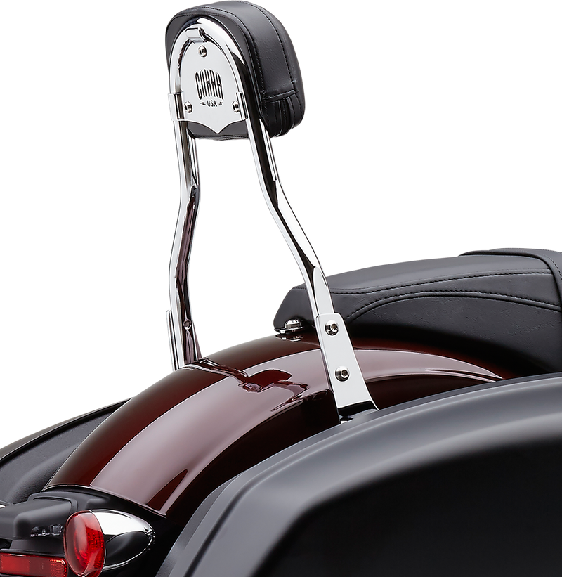 COBRA Backrest Kit - 14" - Chrome - '18-'24 FLSB - 602-2011
