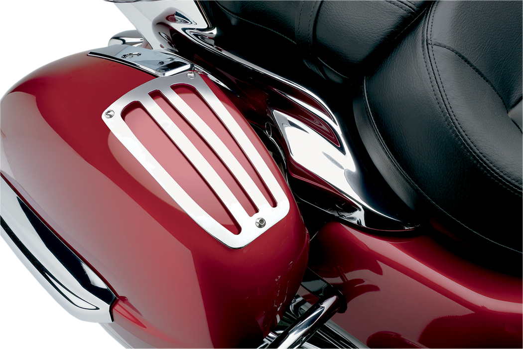 COBRA Saddlebag Lid Guards - Kawasaki '09-'15 - Chrome 02-6943 - PartsOutlet.com.au