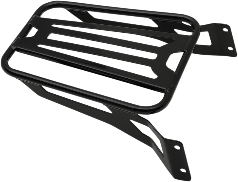 COBRA Sissy Bar Luggage Rack - Black - Tubular - '07-'17 Softail - 602-3501B - PartsOutlet.com.au