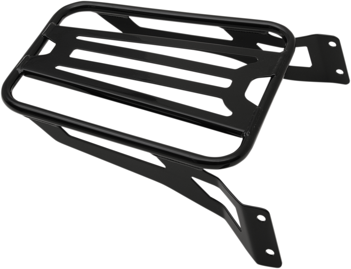 COBRA Sissy Bar Luggage Rack Black Tubular '07'17 Softail 602