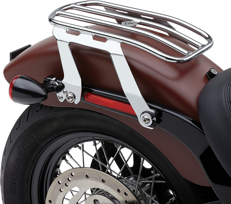 COBRA Detachable Luggage Rack - '18-'21 Softail - Chrome 602-2510 - PartsOutlet.com.au