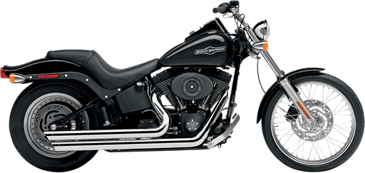 COBRA Speedster Slashdown Exhaust - Chrome - '86-'06 Softail 6850 - PartsOutlet.com.au