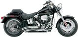 COBRA Speedster Swept Short Exhaust - Chrome - '86-'06 Softail 6223 - PartsOutlet.com.au