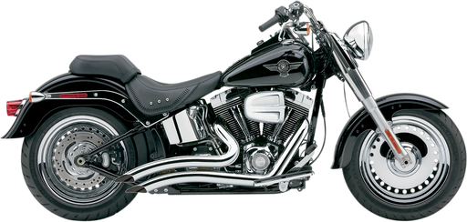 COBRA Speedster Swept Short Exhaust - Chrome - '86-'06 Softail 6223 - PartsOutlet.com.au