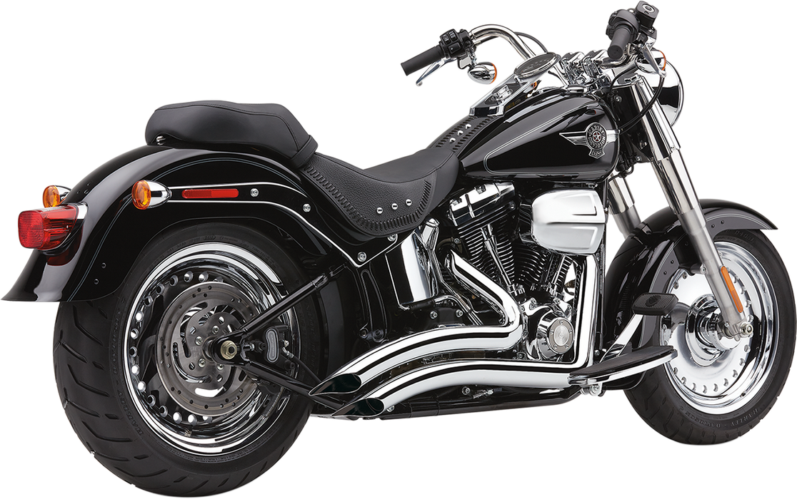 COBRA Speedster Swept Short Exhaust - Chrome - '12-'17 Softail 6225 - PartsOutlet.com.au