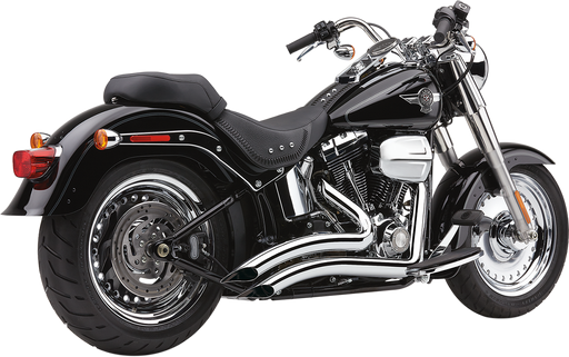 COBRA Speedster Swept Short Exhaust - Chrome - '12-'17 Softail 6225 - PartsOutlet.com.au