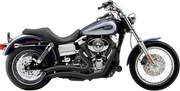 COBRA Speedster Swept Short Exhaust - Black - '06-'11 Dyna 6227B - PartsOutlet.com.au