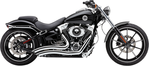 COBRA Speedster Swept Short Exhaust - Chrome - FXSB '13-'17 6226 - PartsOutlet.com.au