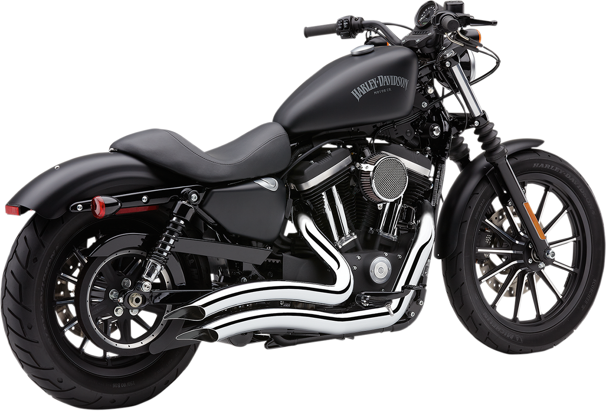 COBRA Speedster Swept Short Exhaust - Chrome - '13-'22 XL - 6233 ...