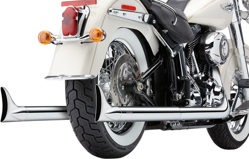 COBRA True Dual Exhaust - Fishtail - '12-'17 Softail 6989 - PartsOutlet.com.au