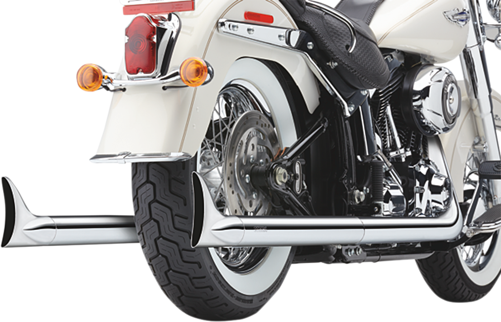 COBRA True Dual Exhaust - Fishtail - '97-'06 Softail 6987 - PartsOutlet.com.au