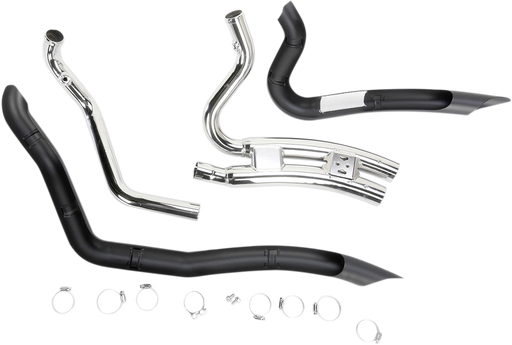 COBRA Speedster Swept Short Exhaust - Black - '13-'22 XL 6233B - PartsOutlet.com.au