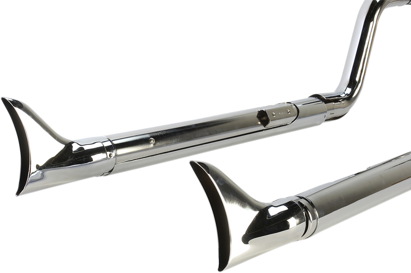 COBRA True Dual Exhaust - Fishtail - '07-'11 Softail 6988 - PartsOutlet.com.au