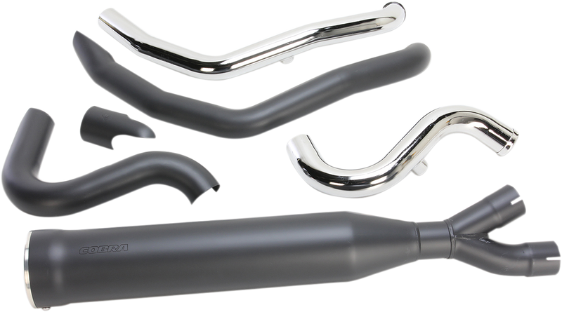 COBRA Power Pro RPT Exhaust - Black - '12-'17 Dyna 6468B - PartsOutlet.com.au