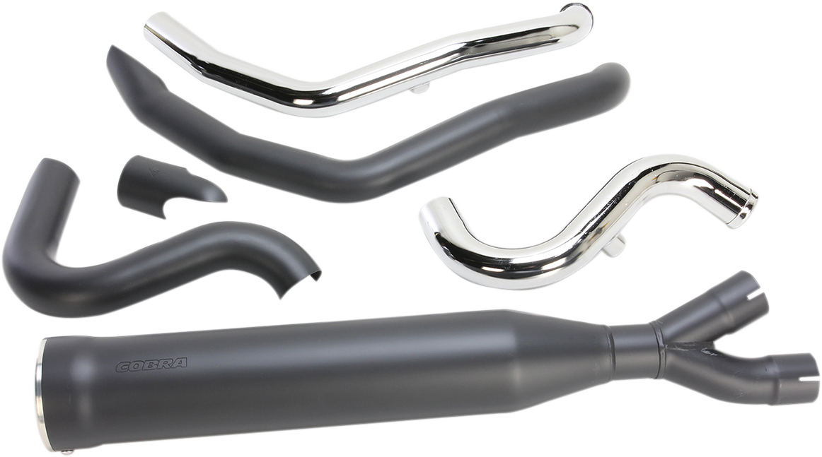 COBRA Power Pro RPT Exhaust - Black - '12-'17 Dyna 6468B - PartsOutlet.com.au