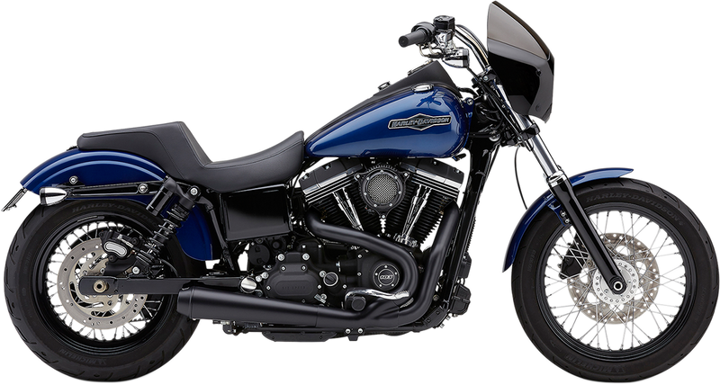 COBRA El Diablo Exhaust System - Black - 4" - FXD '06-'11 - 6476B