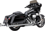 COBRA Dual Speedster Exhaust - Chrome - Fishtail - '10-'16 Dresser 6974 - PartsOutlet.com.au