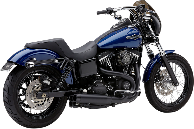 COBRA 3.5" El Diablo Exhaust - FXD '12-'17 - Black - 6497B