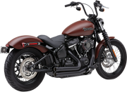 COBRA 909 Exhaust - Black - '18-'20 Softail 6712B - PartsOutlet.com.au