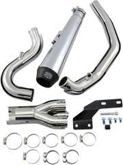 COBRA El Diablo Exhaust - Chrome - '07-'11 Softail 6484 - PartsOutlet.com.au
