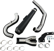 COBRA El Diablo Exhaust - Black - '07-'11 Softail 6484B - PartsOutlet.com.au