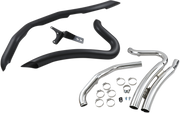 COBRA Speedster Swept Short Exhaust - '17-'22 FL Black 6231B - PartsOutlet.com.au