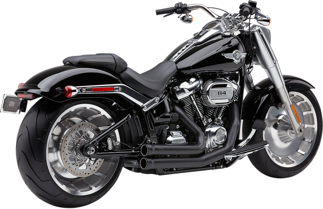 COBRA 909 Exhaust - '18-'20 Softail - Black 6715B - PartsOutlet.com.au