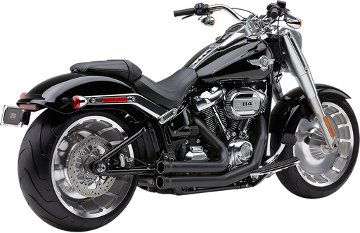 COBRA 909 Exhaust - '18-'20 Softail - Black 6715B - PartsOutlet.com.au