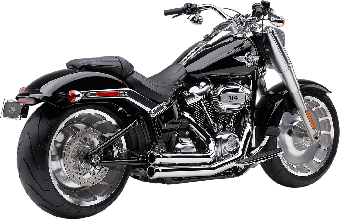 COBRA 909 Exhaust - '18-'22 Softail - Chrome 6715 - PartsOutlet.com.au