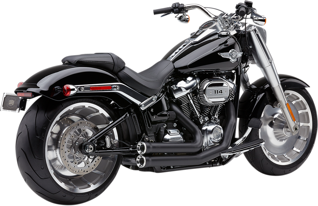 COBRA Speedster RPT Short Exhaust - '18-'20 Softail - 6795B - PartsOutlet.com.au