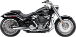 COBRA El Diablo Exhaust - '18-'22 Softail - Chrome 6475 - PartsOutlet.com.au