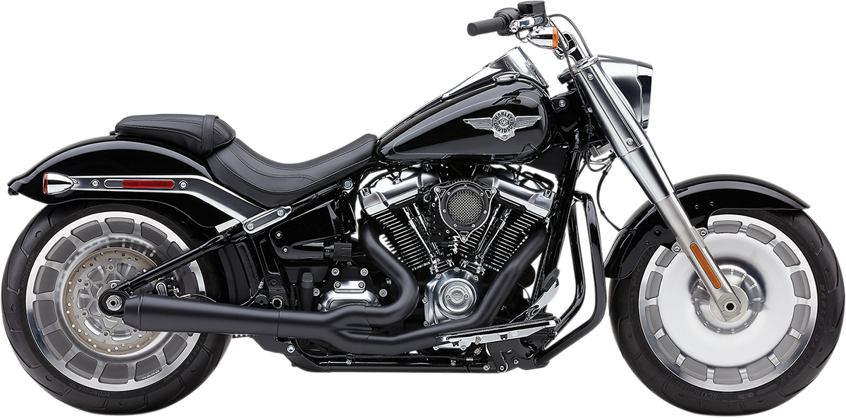 COBRA El Diablo Exhaust - '18-'20 Softail - Black 6475B - PartsOutlet.com.au