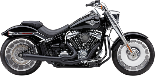 COBRA El Diablo Exhaust - '18-'20 Softail - Black 6475B - PartsOutlet.com.au