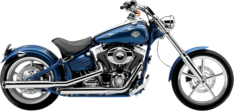 COBRA Chrome Slashcut Mufflers - Harley-Davidson '07-'17 - 6003 - PartsOutlet.com.au