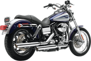 COBRA Slashcut Mufflers - Chrome - '95-'17 FXD 6005 - PartsOutlet.com.au