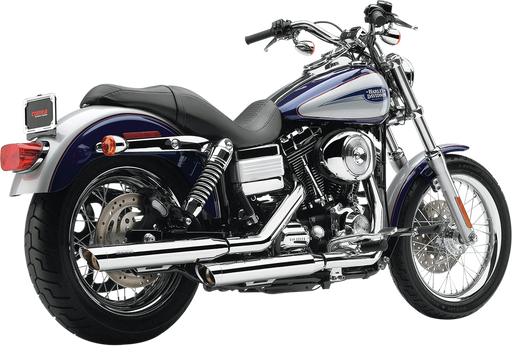 COBRA Slashcut Mufflers - Harley-Davidson 2008-2017 - Chrome 6006 - PartsOutlet.com.au