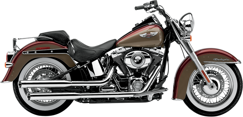 COBRA Chrome Slashcut Mufflers - Harley-Davidson '05-'17 - 6002 - PartsOutlet.com.au